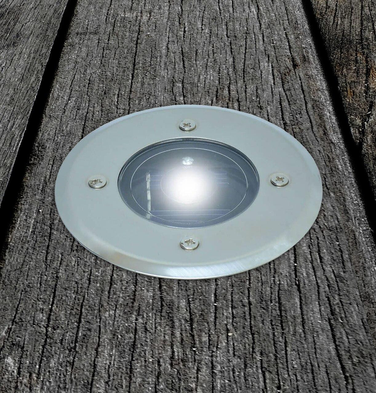 Solalite LED Solar Deck Light White (4 Pack)