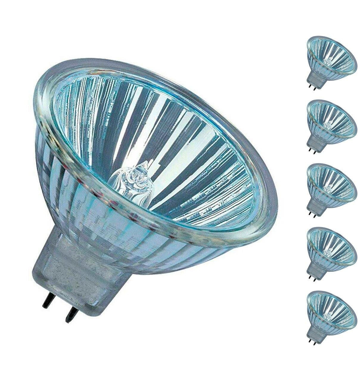 Osram Halogen M280IRC MR16 Spotlight 50W GU5.3 12V Dimmable Decostar Pro (5 Pack) Warm White 60°