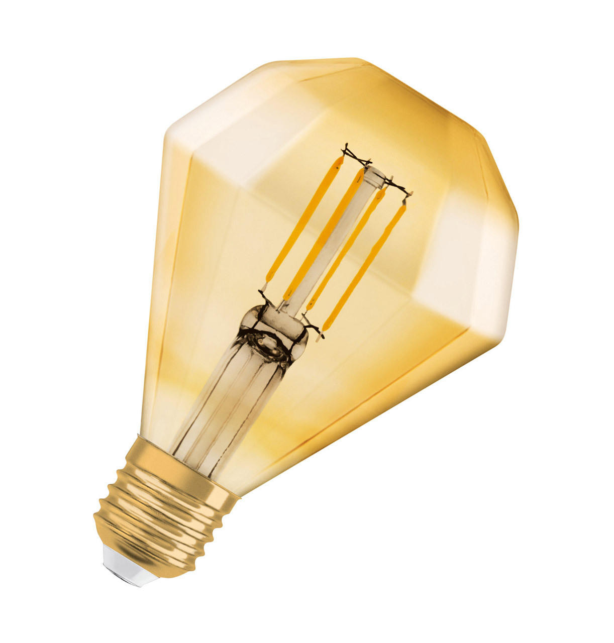 Osram LED Filament Diamond 4W E27 Vintage 1906 Extra Warm White Gold