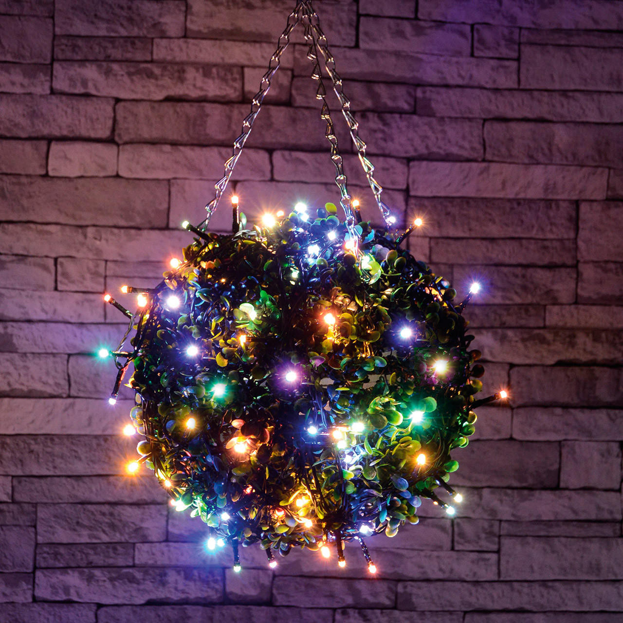 Lyyt 9.5m LED Battery Operated String Light Multi-Coloured