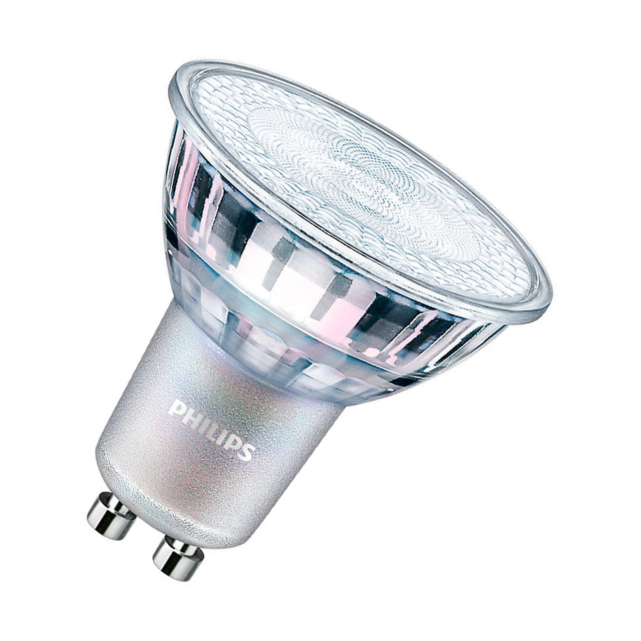 Philips LED CRi 90 GU10 Bulb 3.7W Dimmable Master LEDspot VALUE Warm White 36°