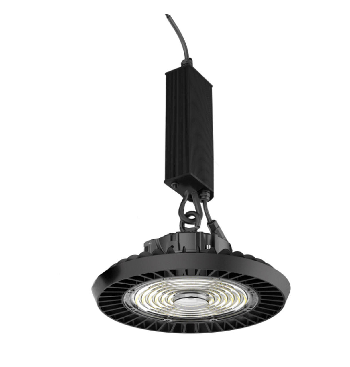 Phoebe LED 3-hr Emergency High Bay 150W Dimmable Keto IP65 Cool White 90° Black IK10