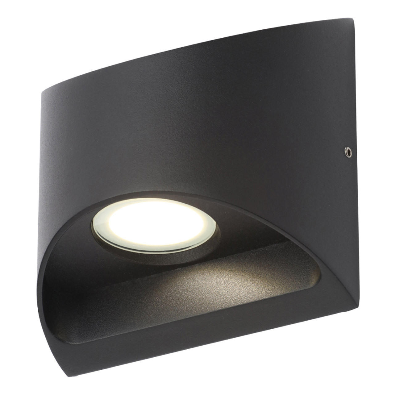 Zink MANU 8W LED Outdoor Up and Down Wall Light Black