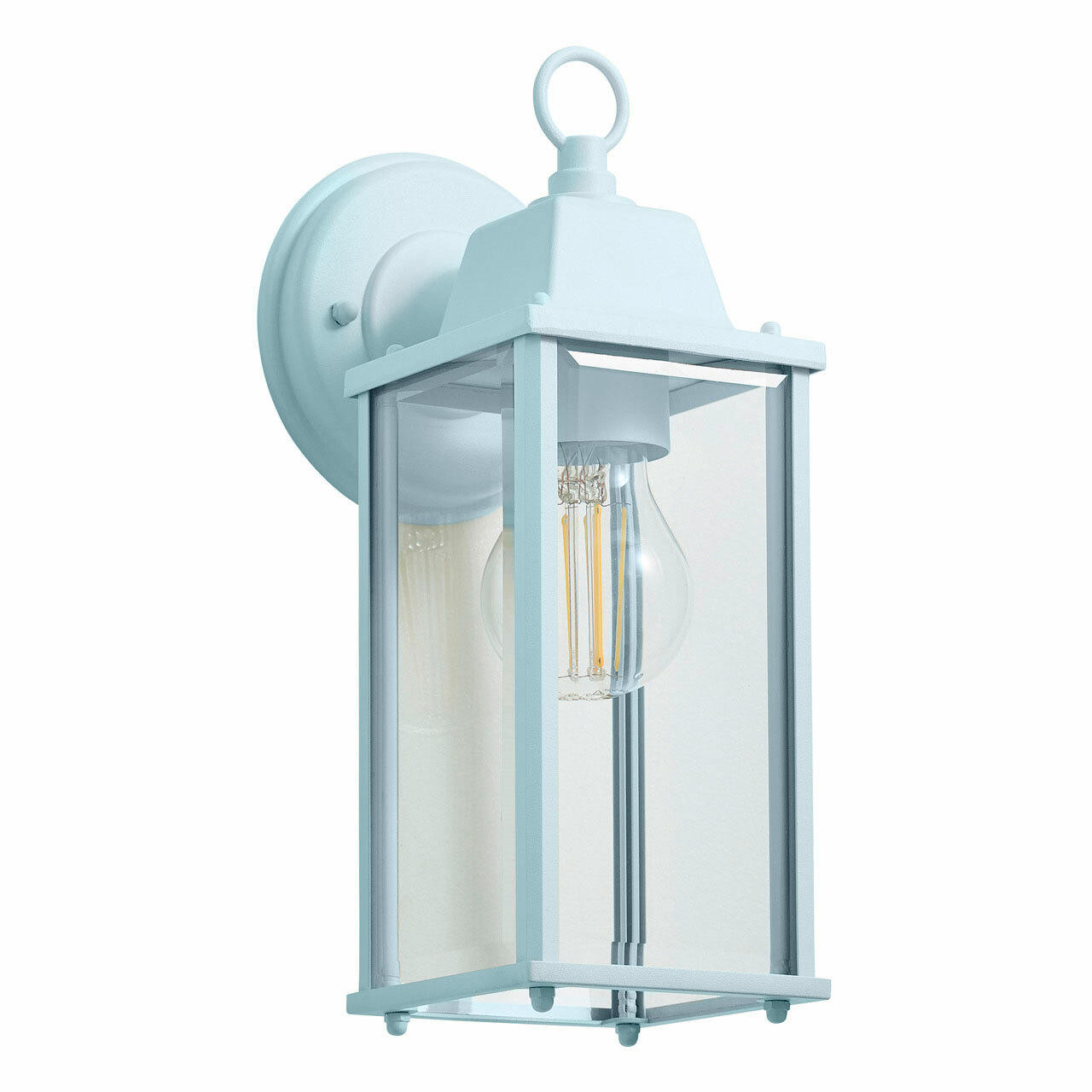 Zink CERES Outdoor Wall Lantern Pale Blue