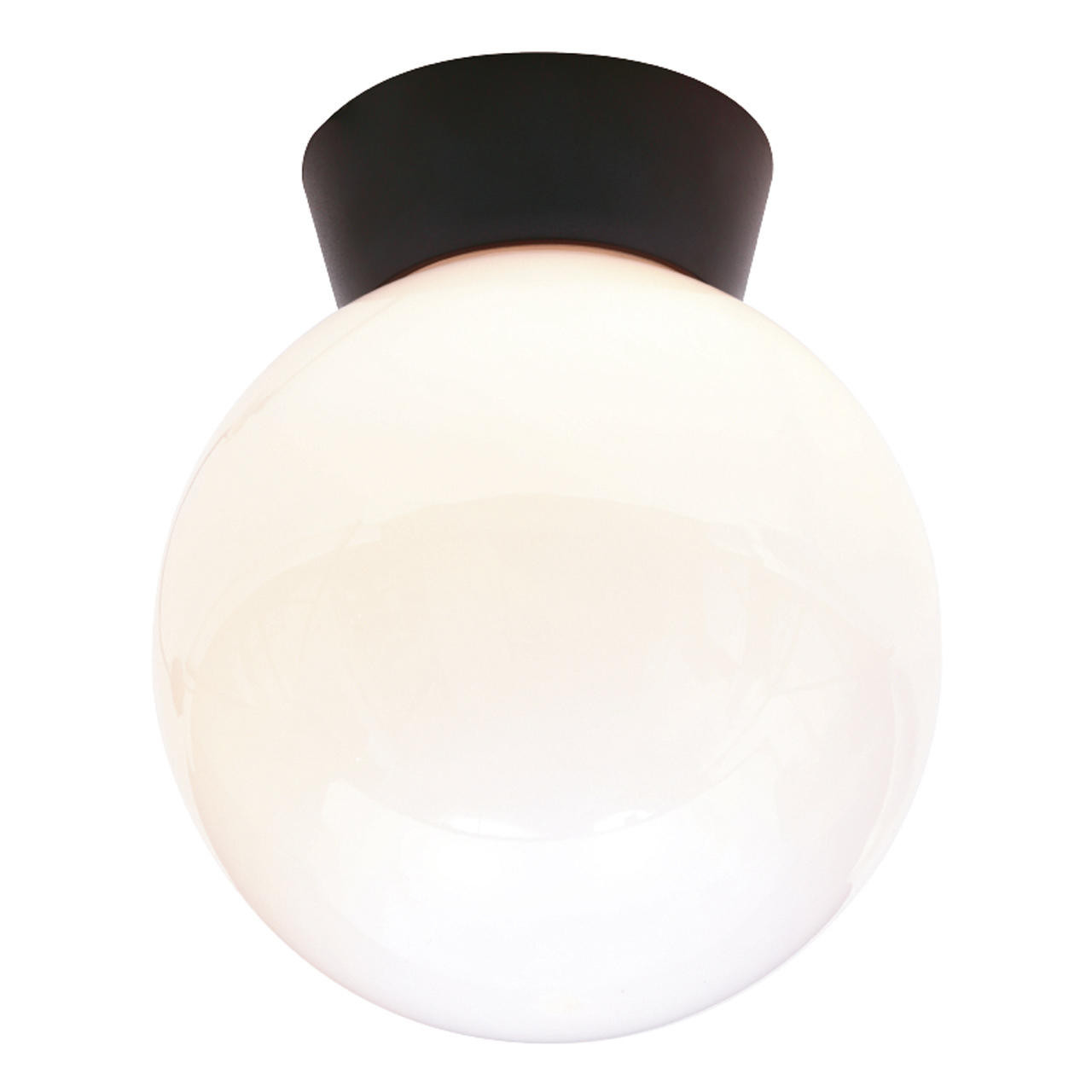 Coast Globe Porch Ceiling Light Black