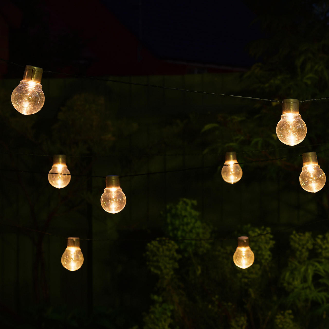 Smart Solar LED 10m String Light (Set of 20 Lights) Warm White Clear