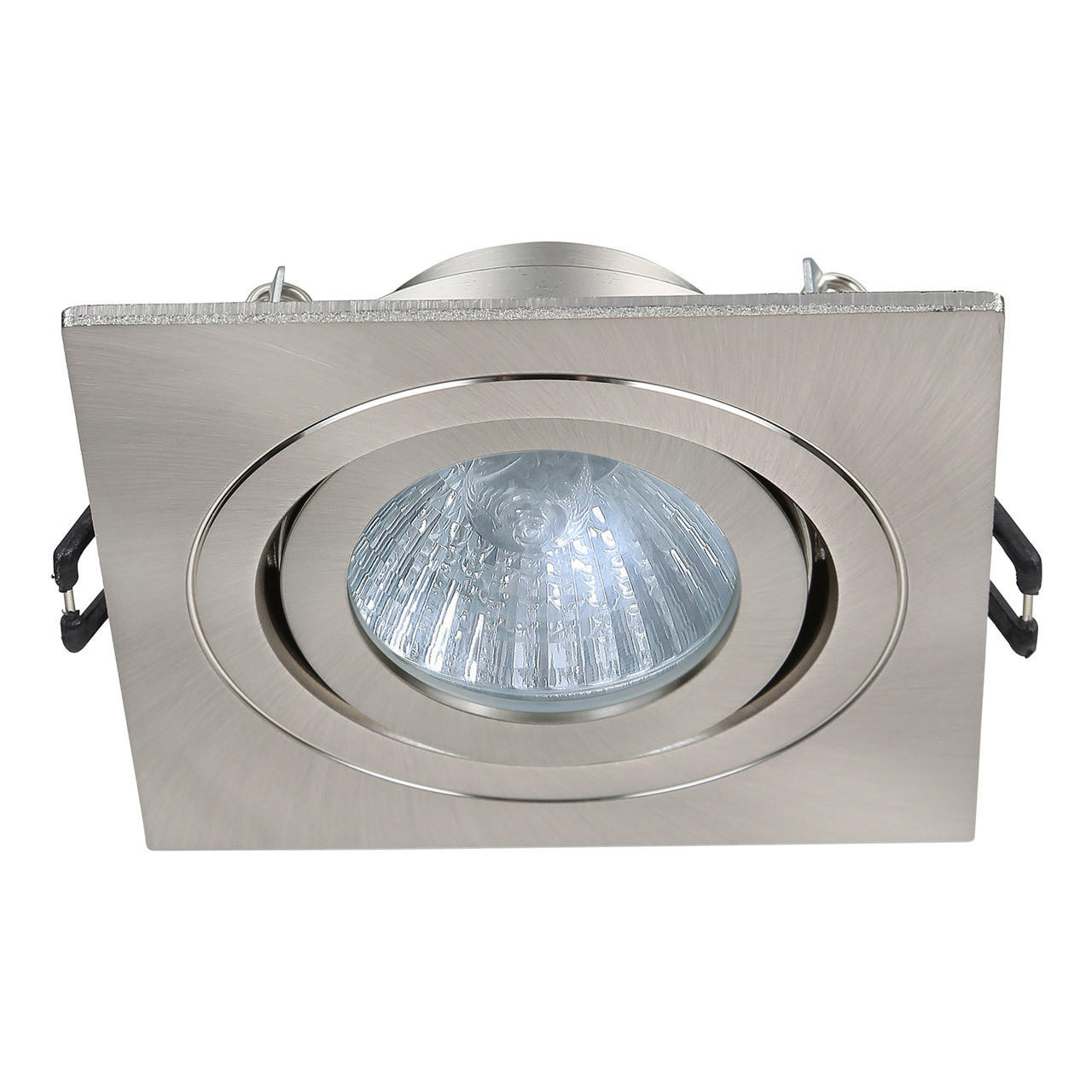 Spa Cali Square Tiltable Downlight Satin Chrome