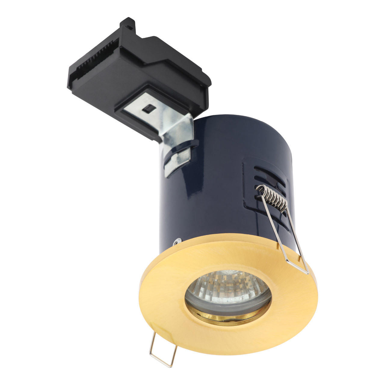 Electralite Yate Fire Rated Downlight IP65 Satin Brass