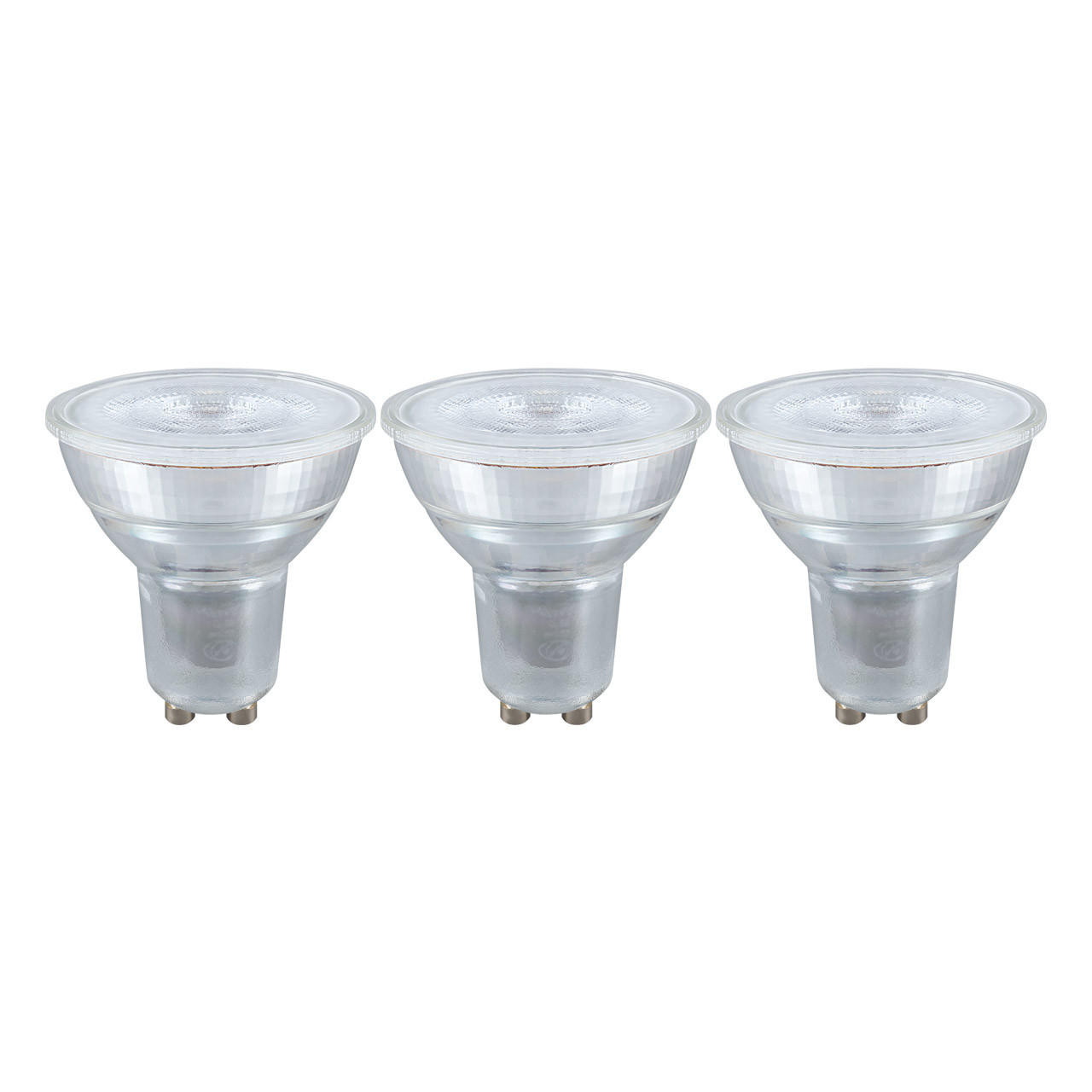 Crompton Lamps LED GU10 Bulbs 4.5W (3 Pack) Warm White 35° (50W Eqv)