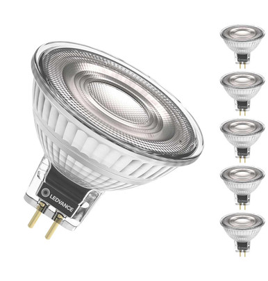 Bombilla LED OSRAM MR16 / GU5.3 8W 36º 12V 621LM Regulable • IluminaShop