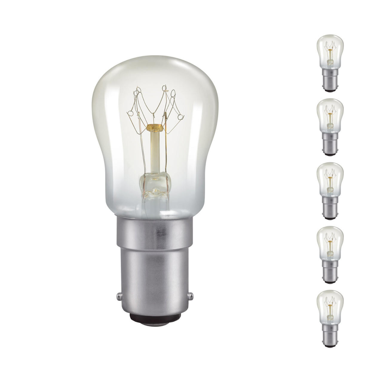Crompton Lamps 25W Pygmy B15 Dimmable (5 Pack) Warm White Clear