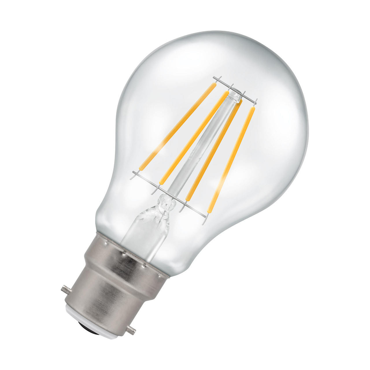 Crompton Lamps LED GLS 7.5W B22 Dimmable Filament Cool White Clear (60W Eqv)