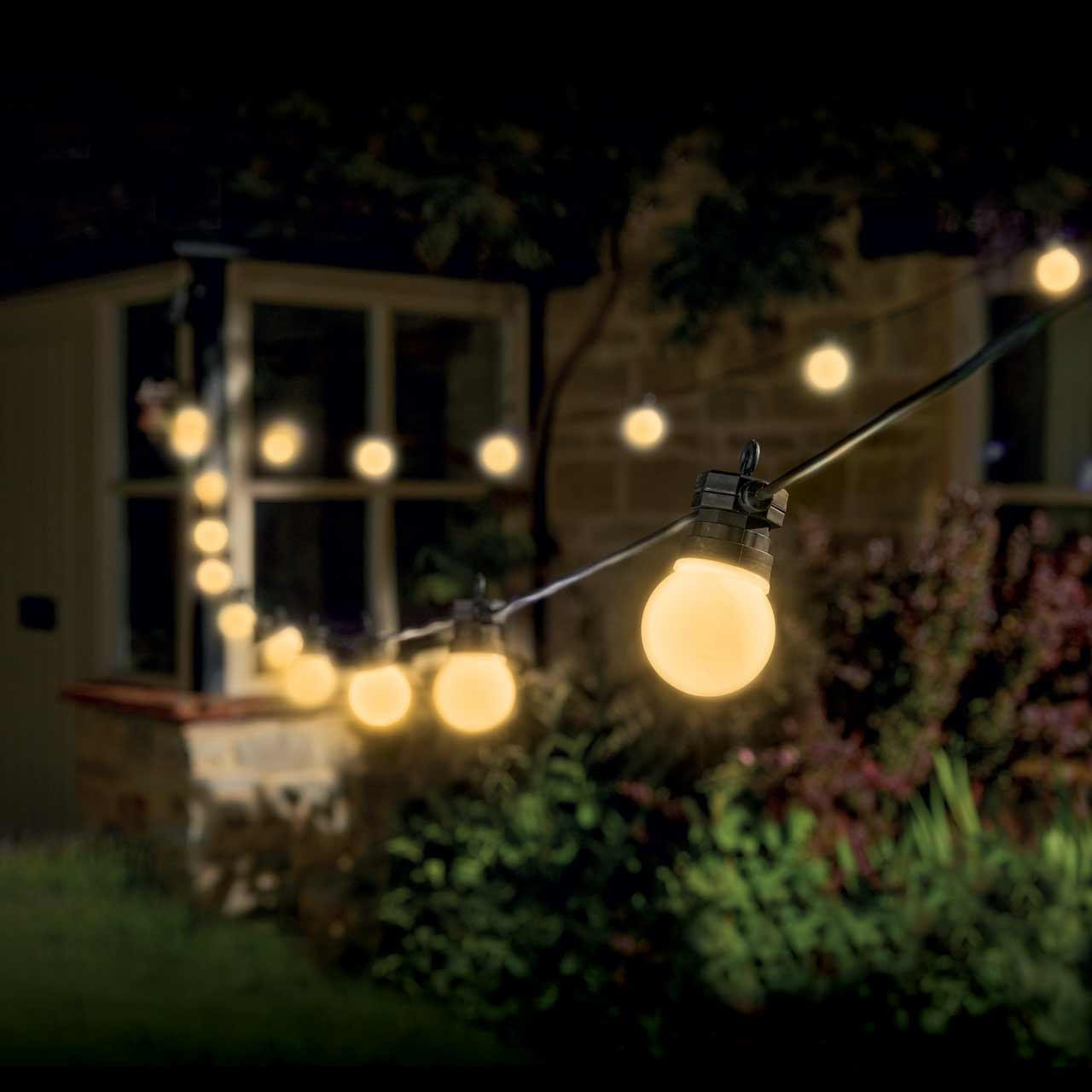 Eureka Lighting LED Party Festoon Light (Set of 20 Lights) Warm White