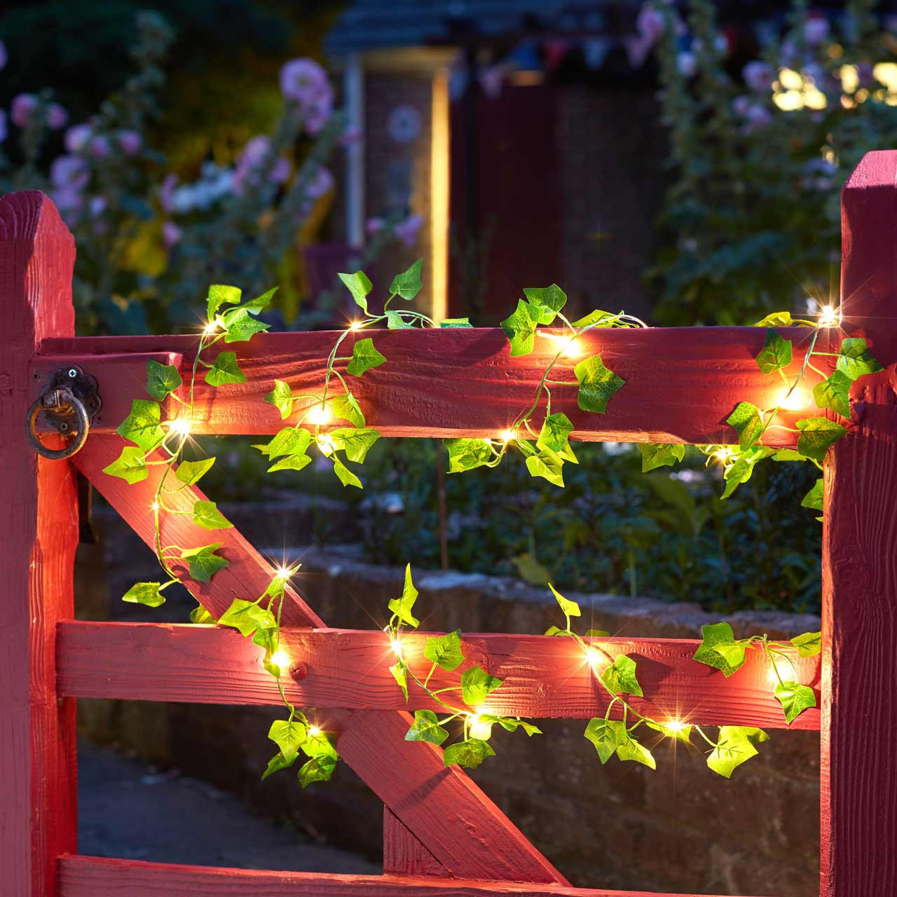 Smart Solar LED Ivy Firefly String Light