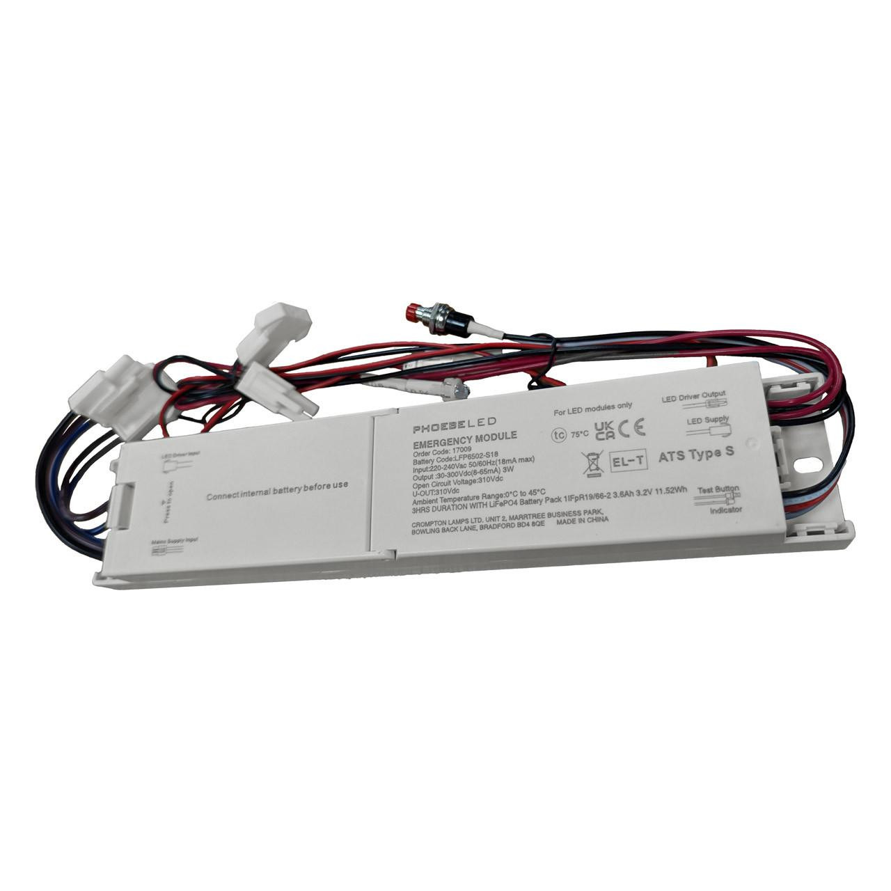 Phoebe LED Plug & Play 3-Hour Emergency Pack 3W for Oracle Plus and Lykos Plus Self Test