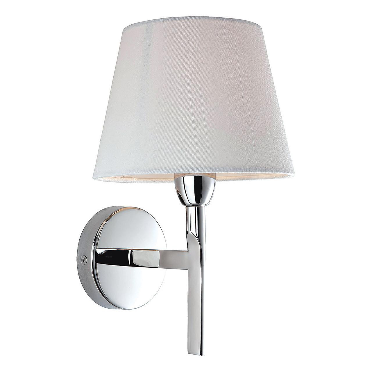 Firstlight Transition Contemporary Style Wall Light Cream and Polished Steel