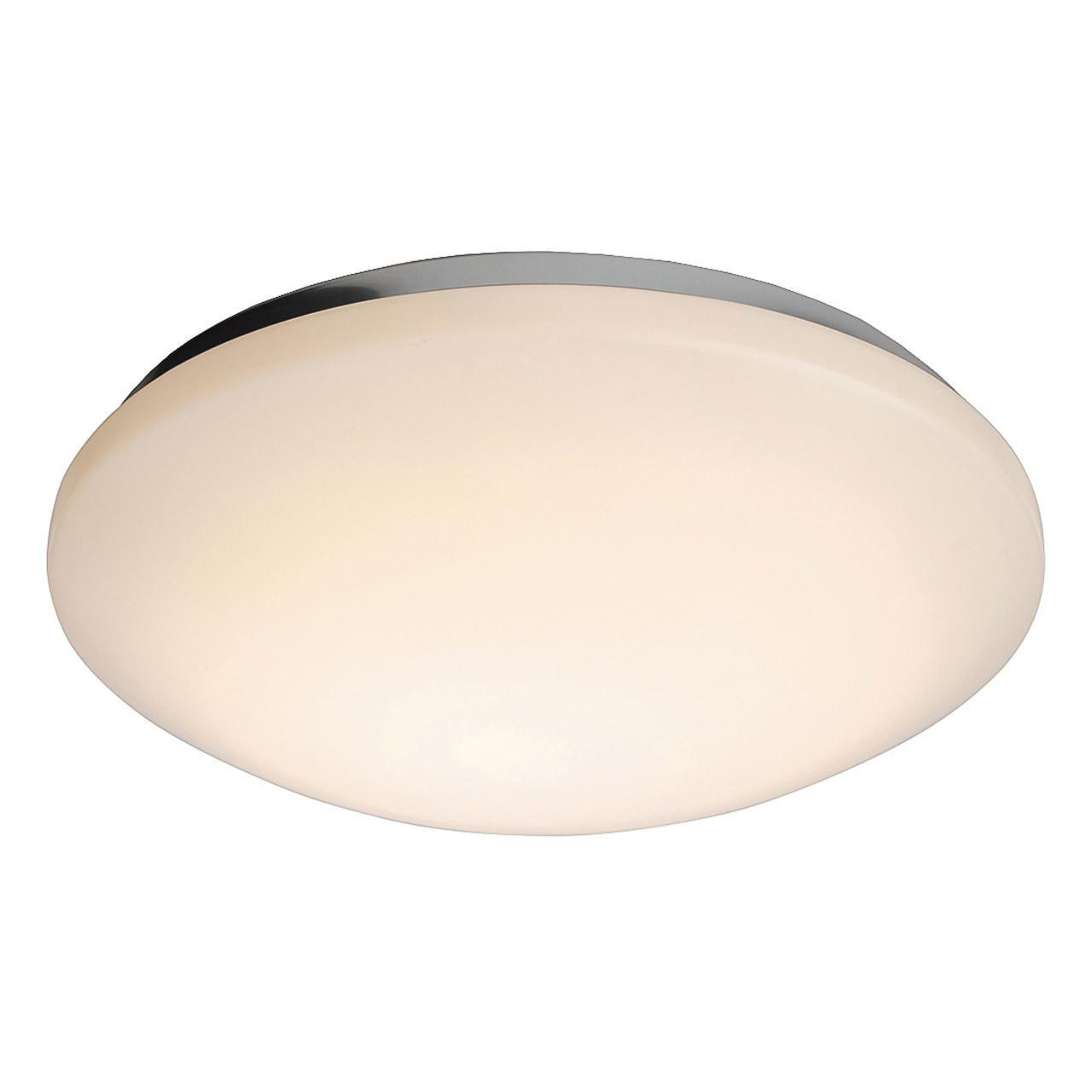 Firstlight Siena Modern Style LED 34.5cm Flush Ceiling Light 12W Warm White in White and Opal