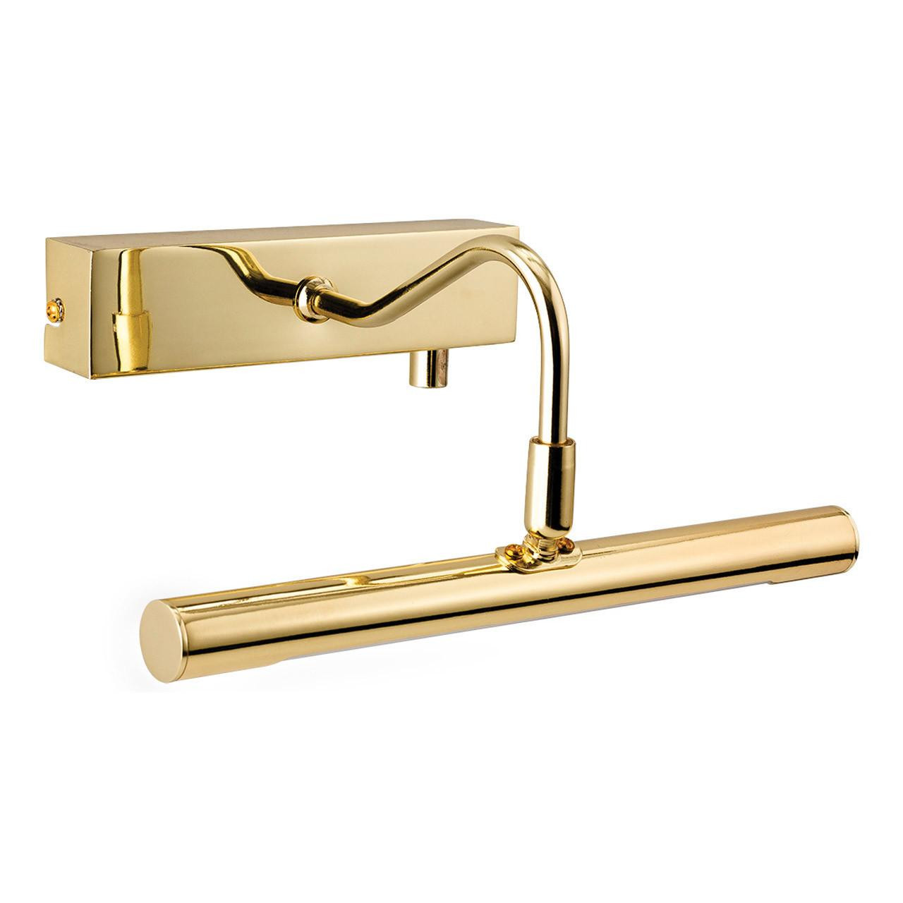 Firstlight 280mm LED Picture/Mirror Light 4W Dim with Dimmer Control Warm White Polished Brass