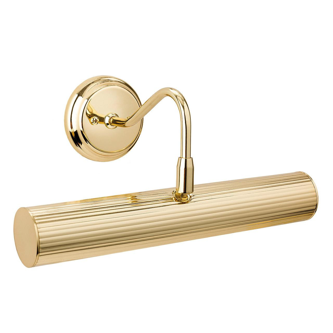 Firstlight Reeded Traditional Style 300mm Picture/Mirror Light Polished Brass