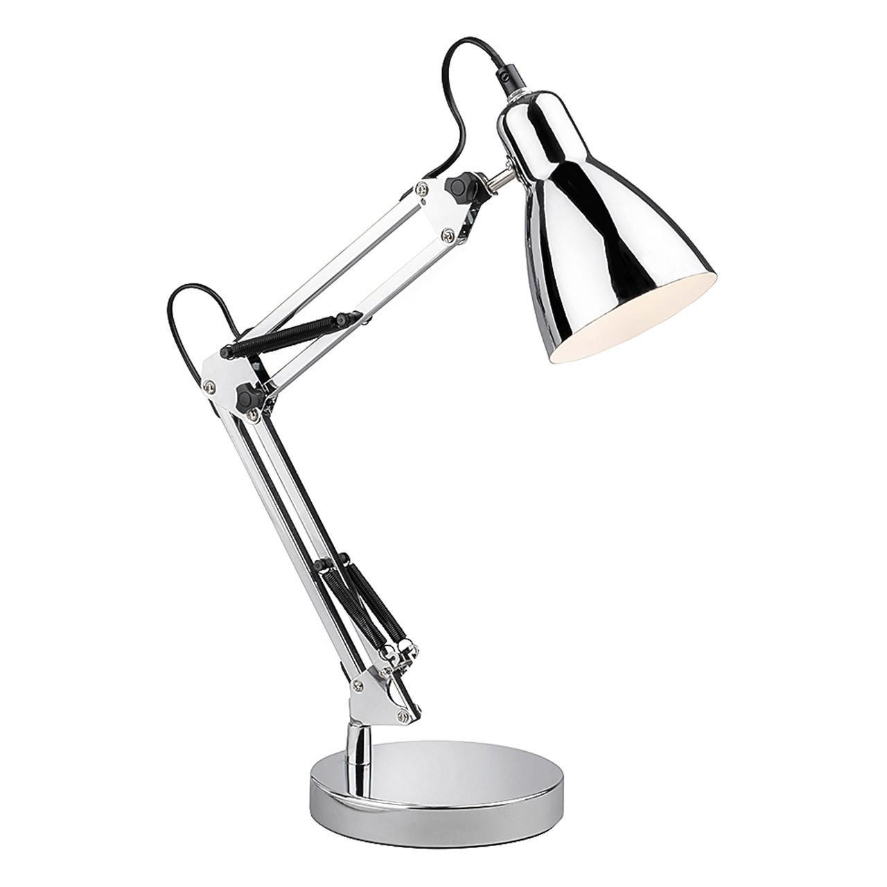 Firstlight Riley Modern Style Desk Lamp Chrome