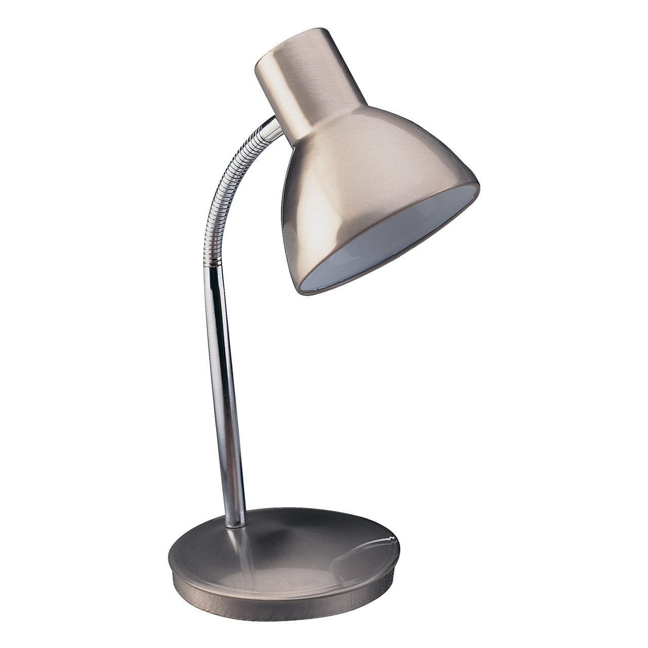 Firstlight Harvard Classic Style Desk Lamp with On/Off Switch Brushed Steel