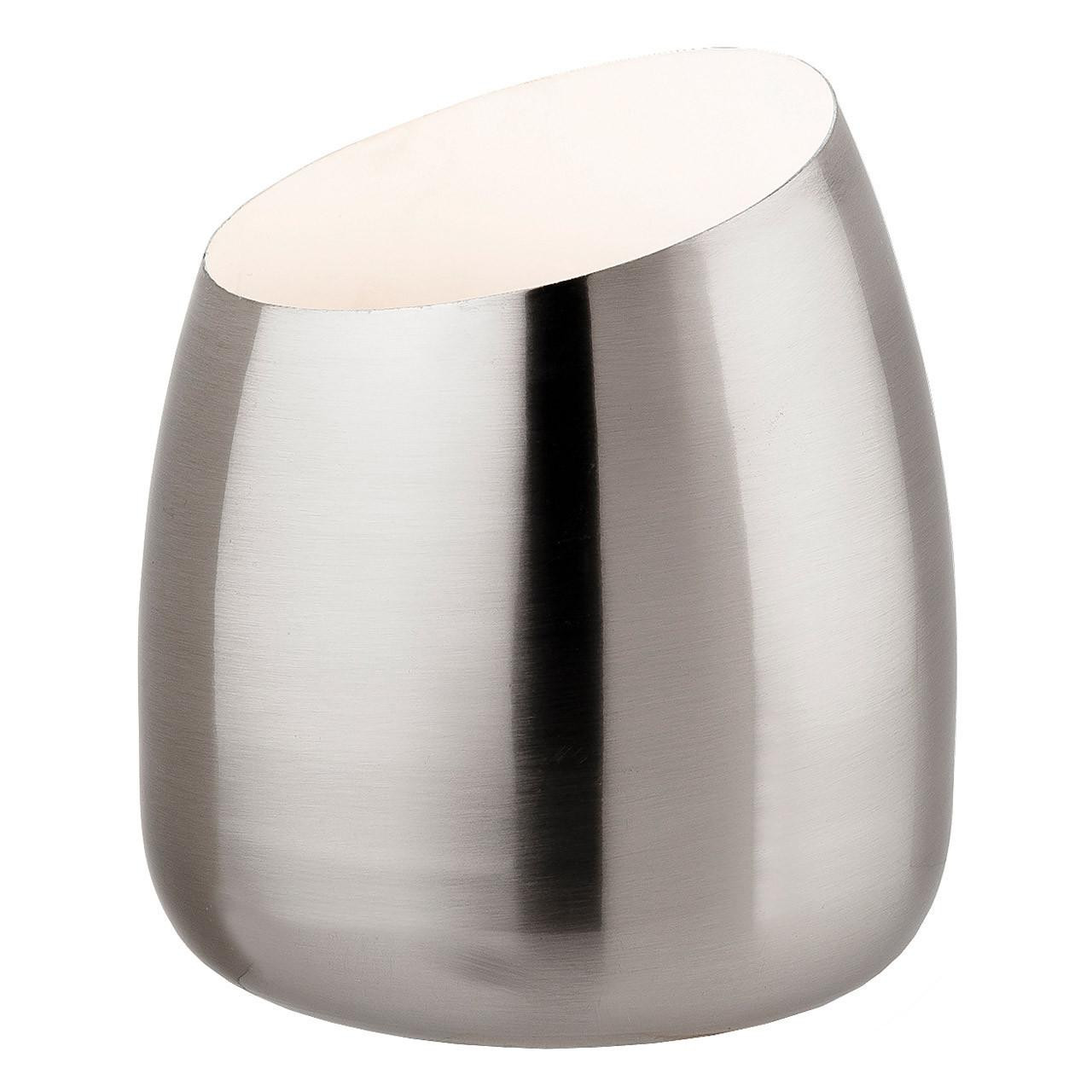 Firstlight Chester Modern Style Uplighter with On/Off Switch Warm White Brushed Steel
