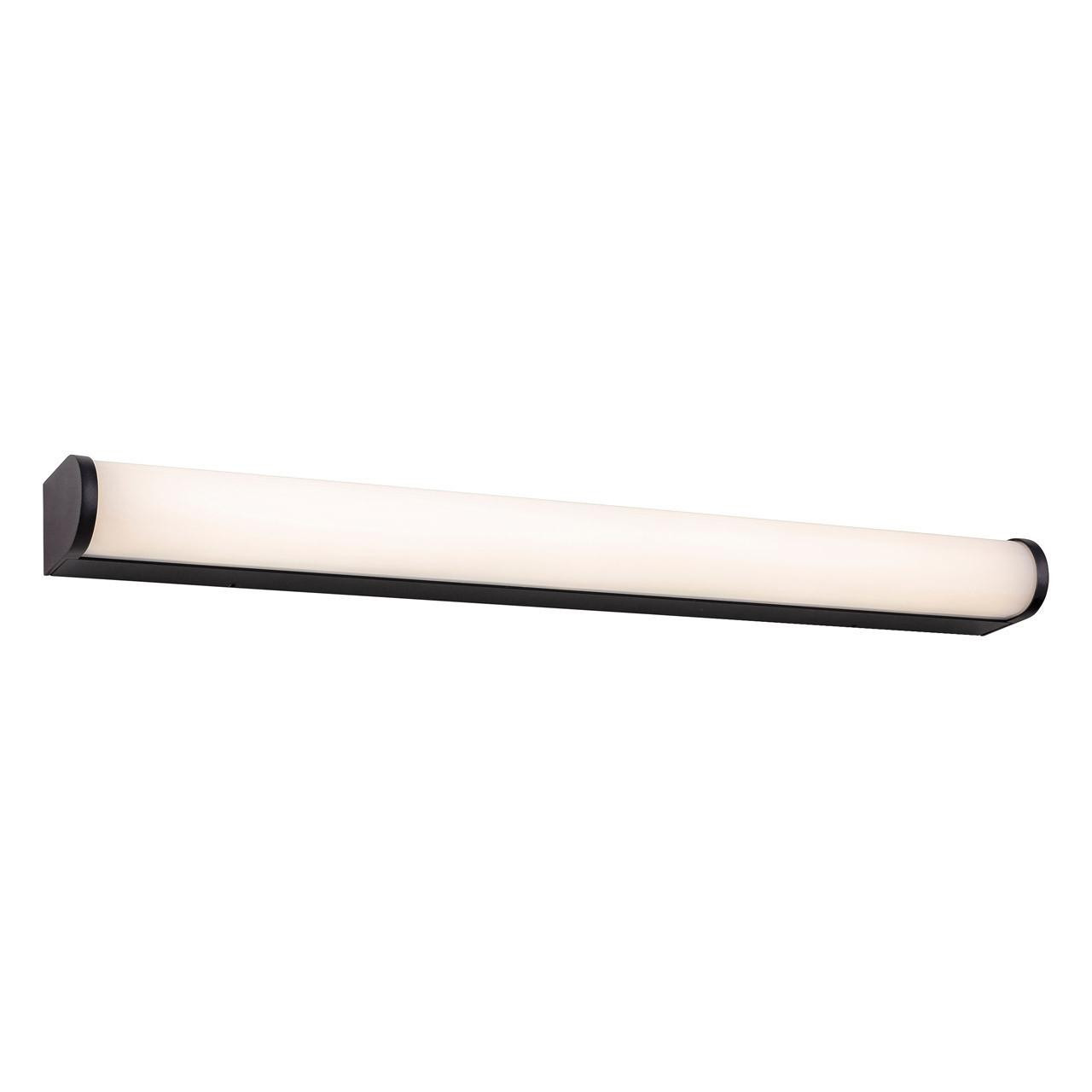 Firstlight Bravo Modern Style LED 60cm Light Bar 12W Warm White in Black and Opal
