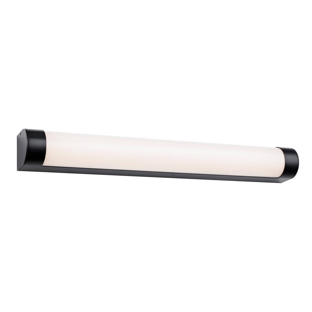 Firstlight Lima Modern Style LED 60cm Light Bar 12W Warm White in Black and Opal