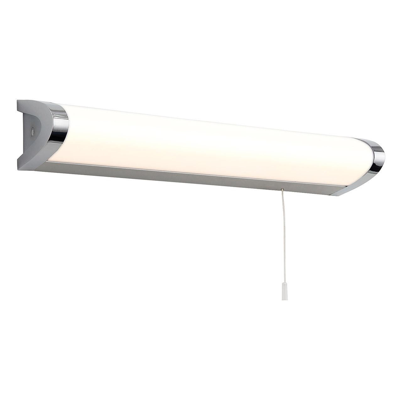 Firstlight LED Amari 39cm Light Bar with On/Off Pull Cord Cool White 4000K Opal in Chrome