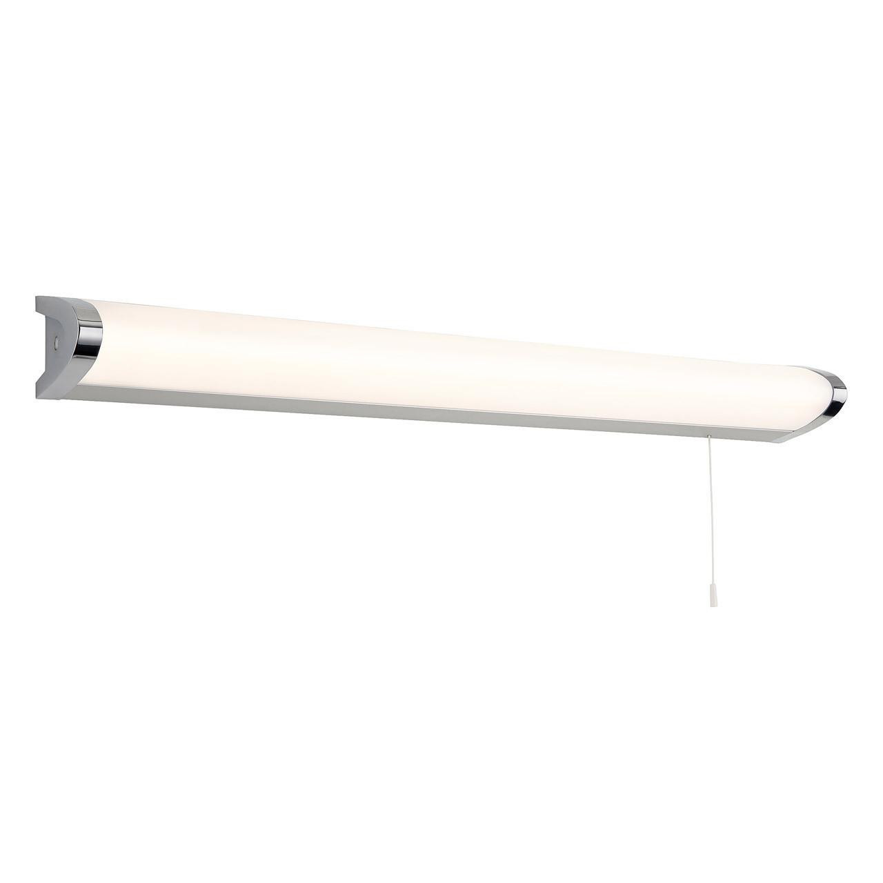 Firstlight Amari LED 65cm Light Bar 9.7W with On/Off Pull Cord Cool White in Chrome and Opal