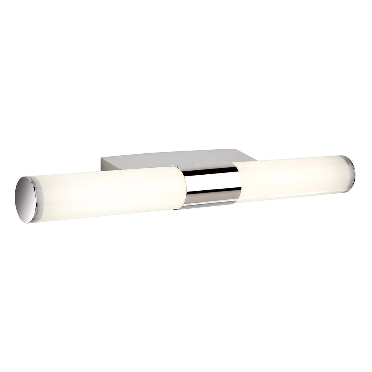 Firstlight Vega Modern Style LED Wall Light 12W Cool White in Chrome and Opal