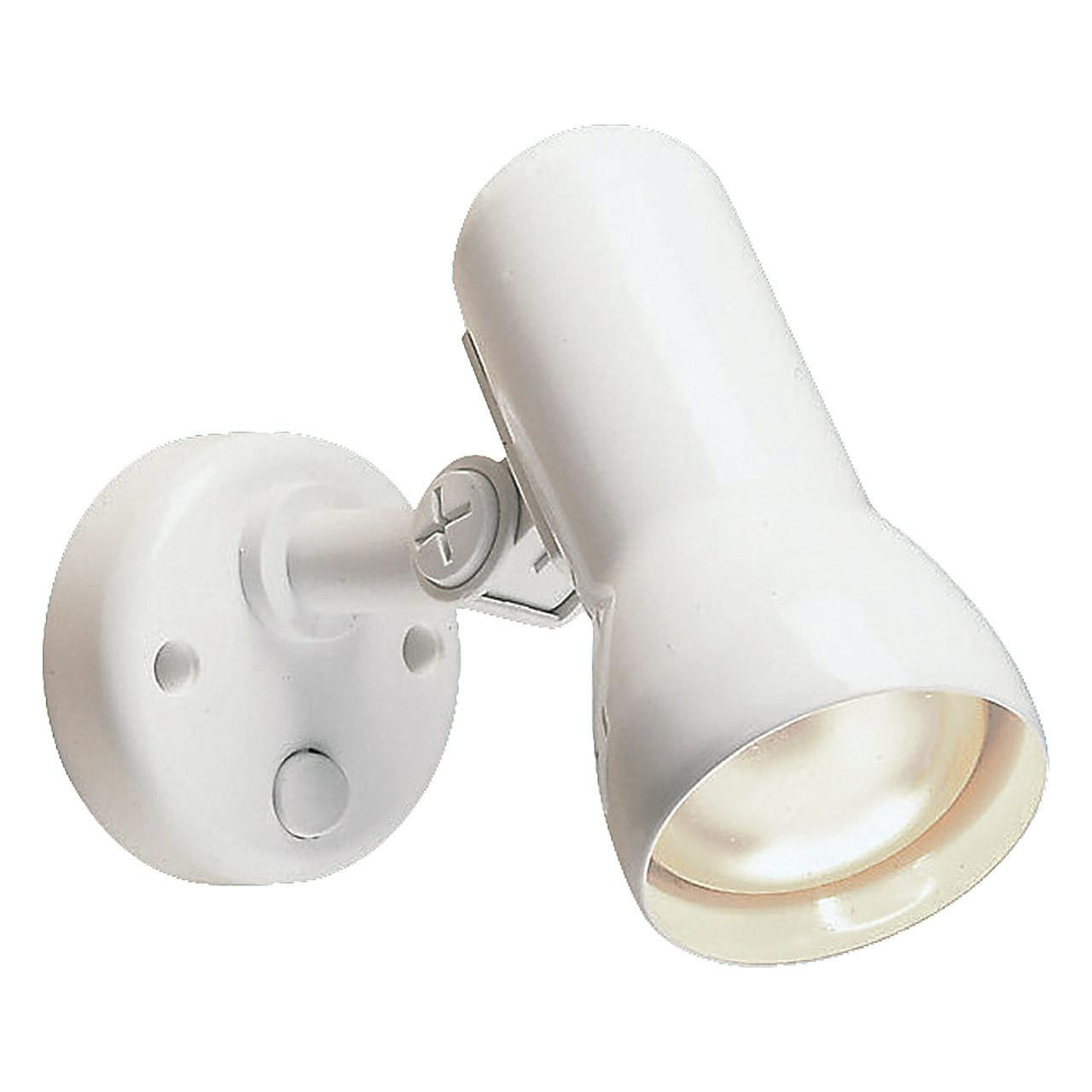 Firstlight Polar Traditional Style Wall Spotlight with On/Off Switch White