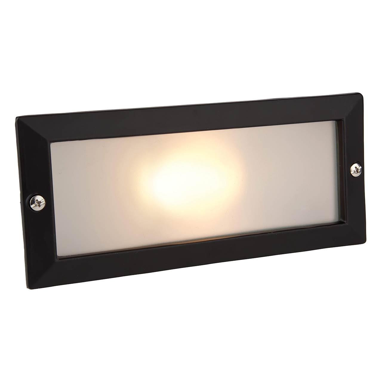 Firstlight Traditional Style Brick Light in Black and Opal