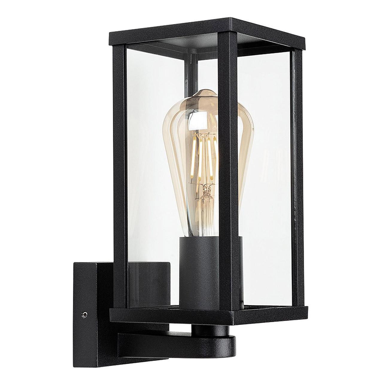 Firstlight Dakota Contemporary Style Up Lantern Black