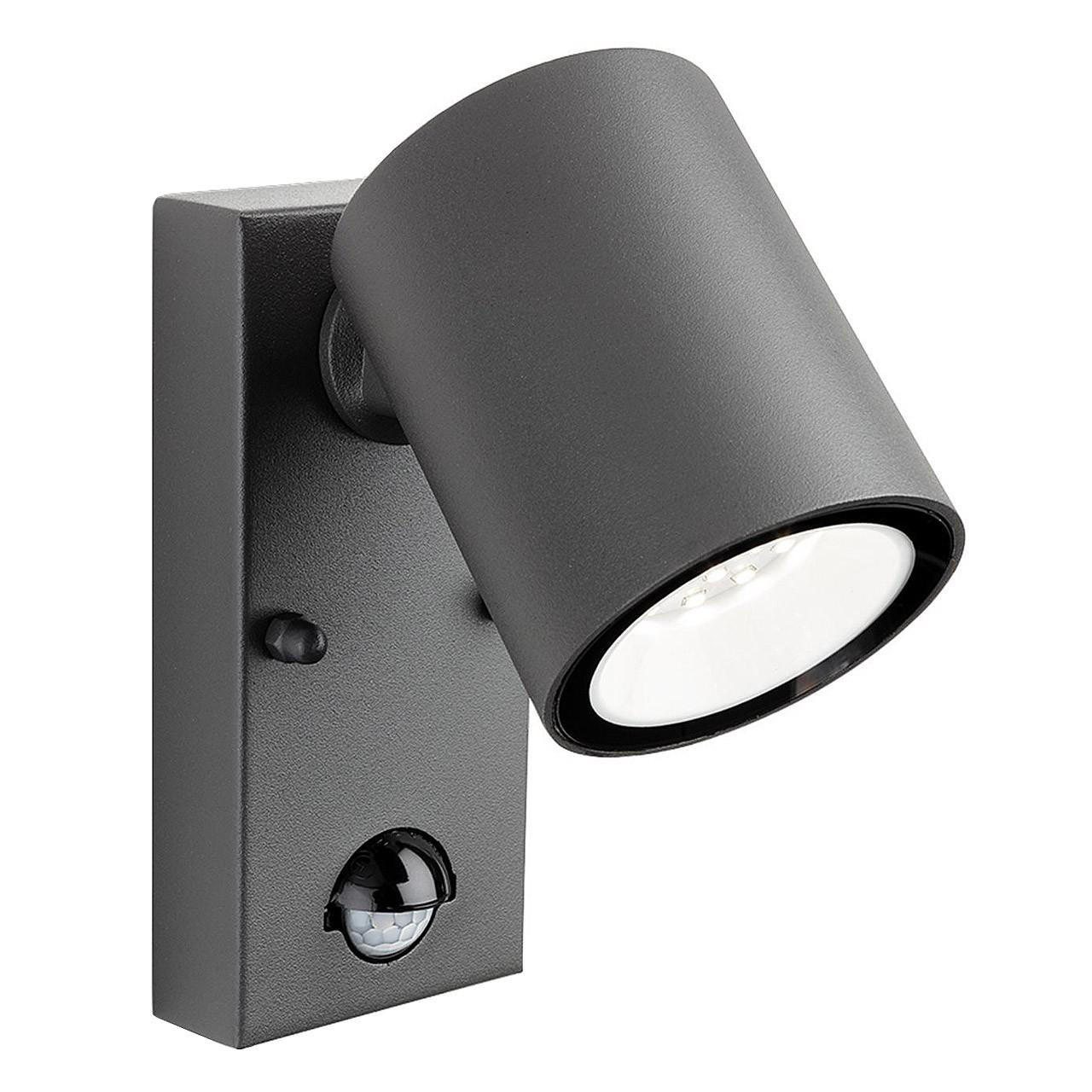 Firstlight Vermont Modern Style LED Spotlight 10.5W PIR Sensor Cool White Graphite