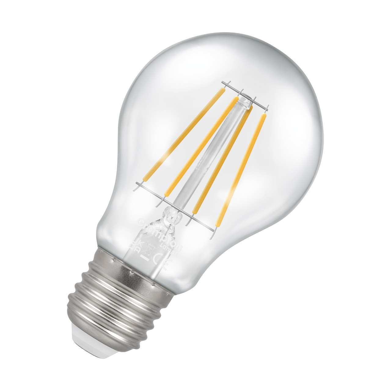 Crompton Lamps LED GLS 11W E27 Dimmable Filament Cool White Clear (100W Eqv)