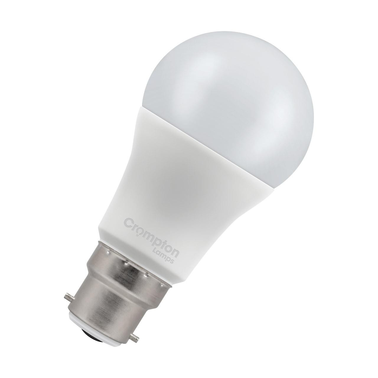 Crompton Lamps LED GLS 13W B22 Dimmable Cool White Opal (100W Eqv)