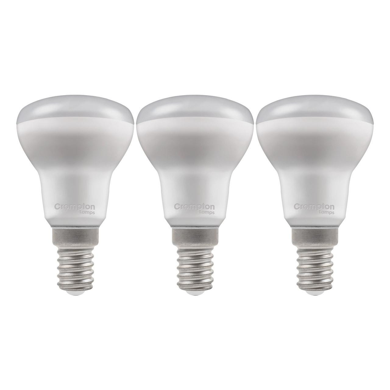 Crompton Lamps LED R39 Reflector 2.2W E14 (3 Pack) Cool White 122° Opal (25W Eqv)