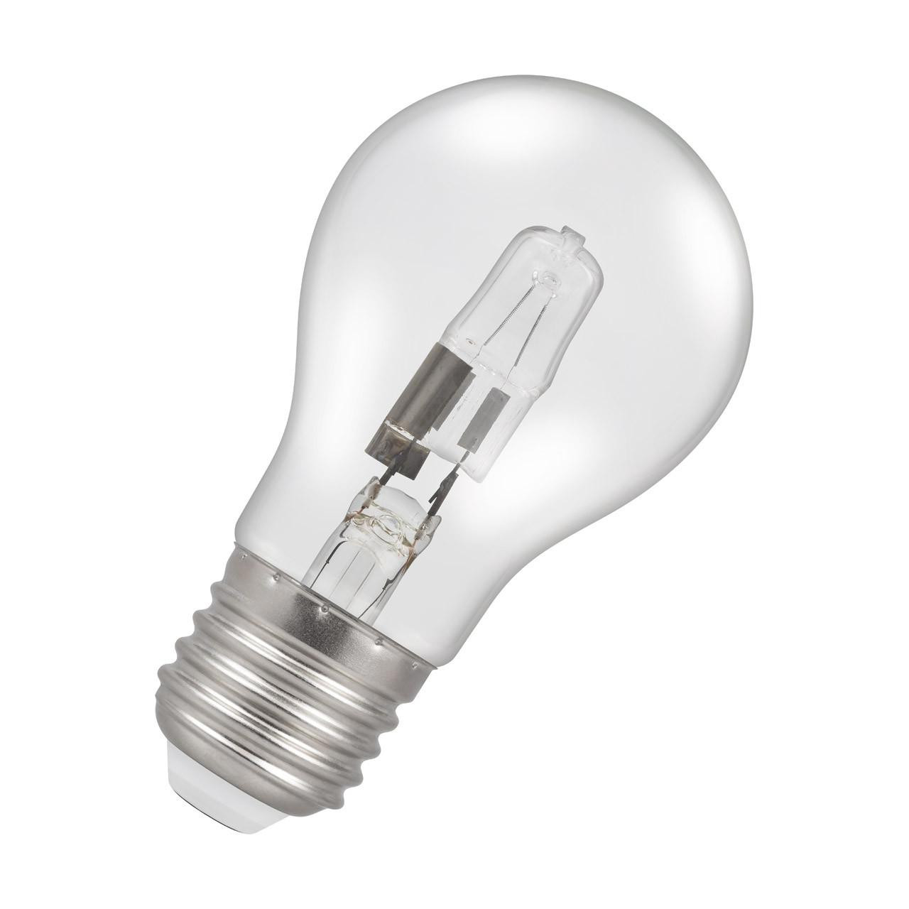 GE Lighting Halogen GLS 30W E27 Dimmable Energy Saver Warm White Clear