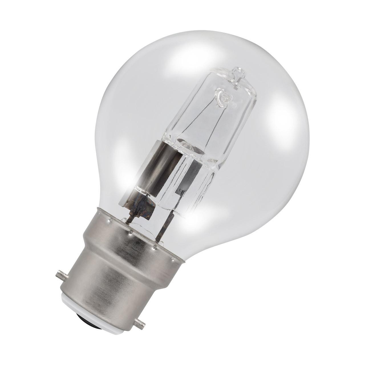 GE Lighting Halogen Golfball 30W B22 Dimmable Energy Saver Warm White Clear