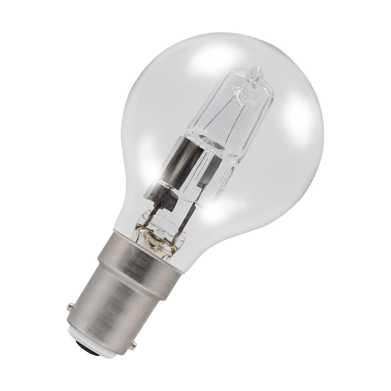 Status Halogen Golfball 42W B15 Dimmable Energy Saver Warm White Clear