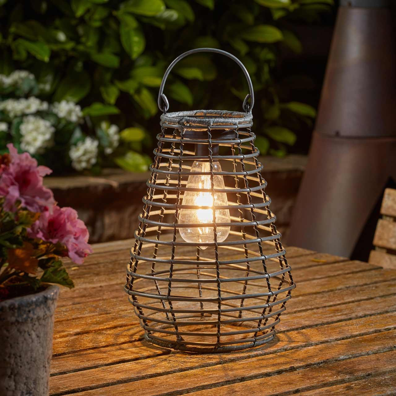 Smart Solar Maris LED Solar Lantern - Slate