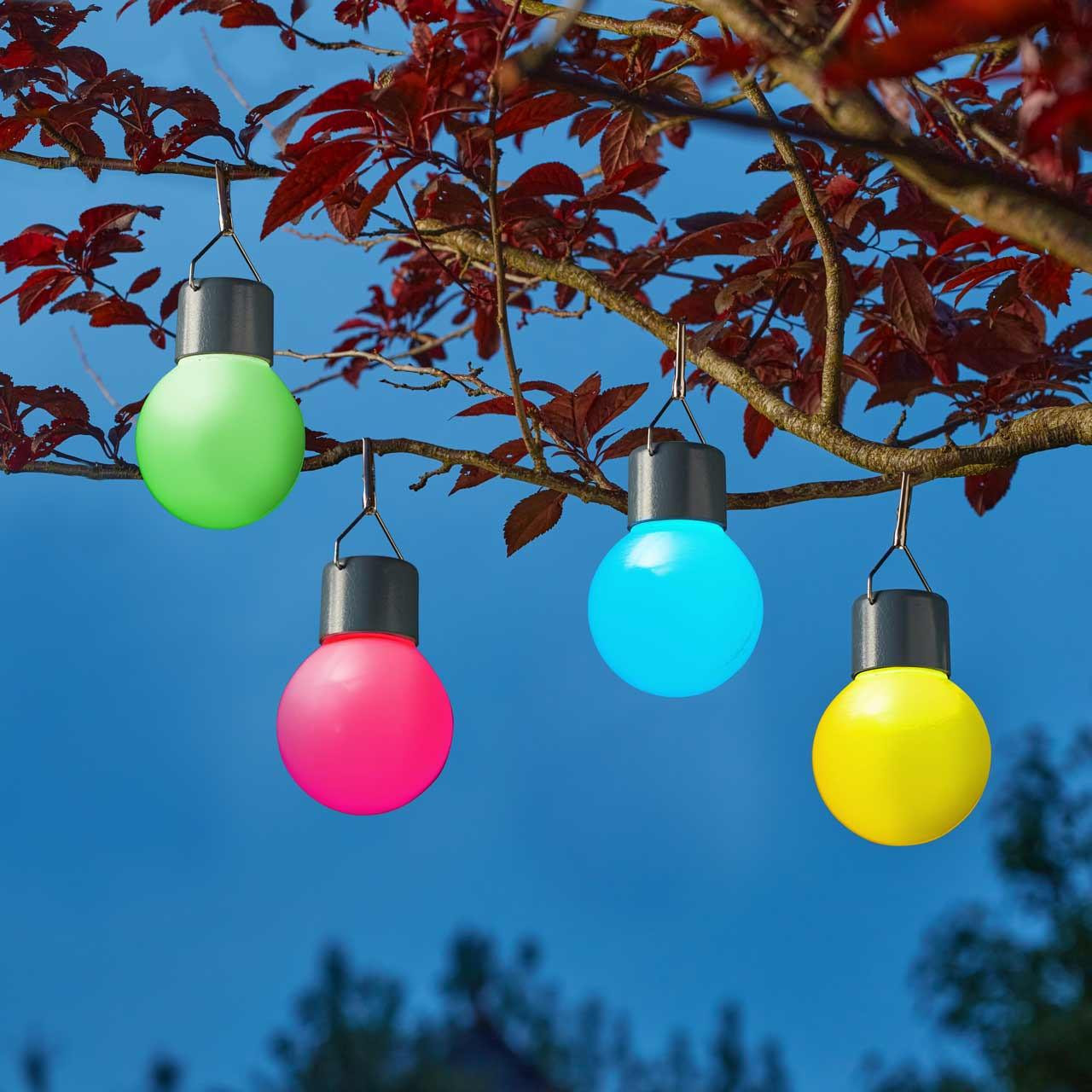 Smart Solar Eureka! Festoons LED Solar Light Bulbs (4 Pack)