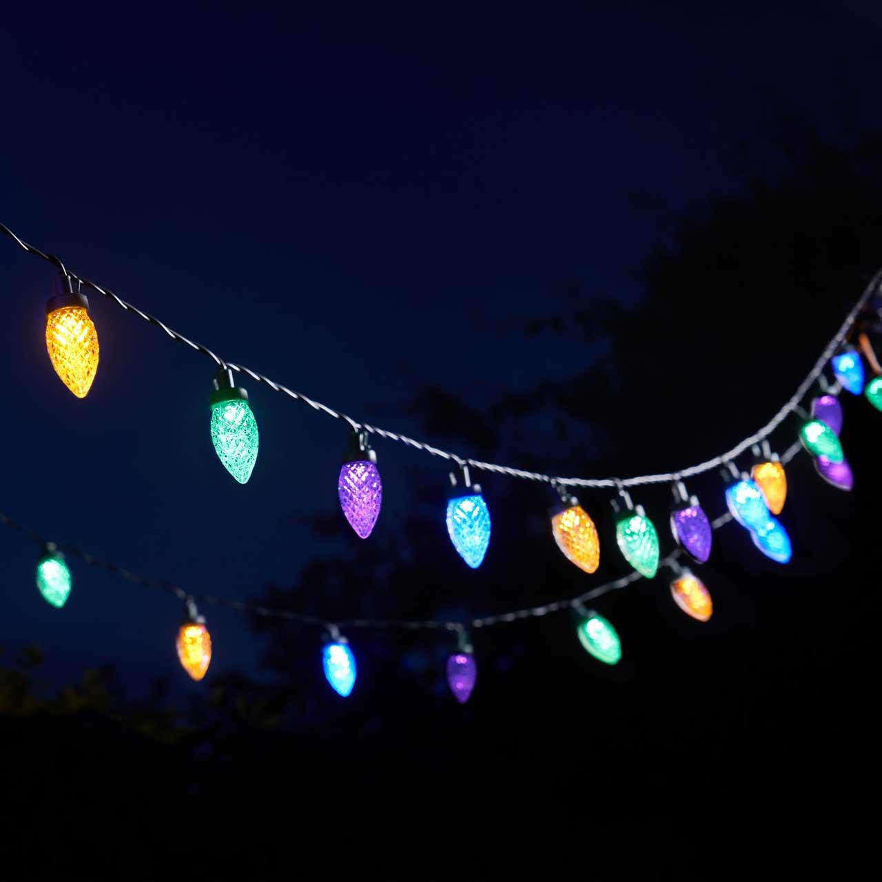 SuperBright MultiPower Pine Cone LED Festoon Light (Set of 30 Lights)
