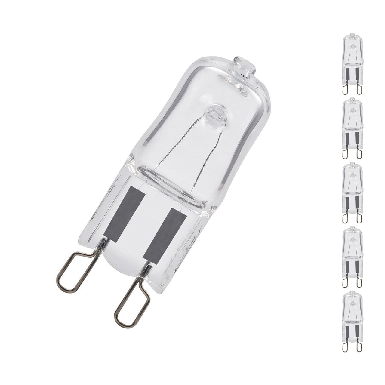 Opus Halogen G9 Capsule 28W Dimmable (5 Pack) Warm White Clear Energy Saver