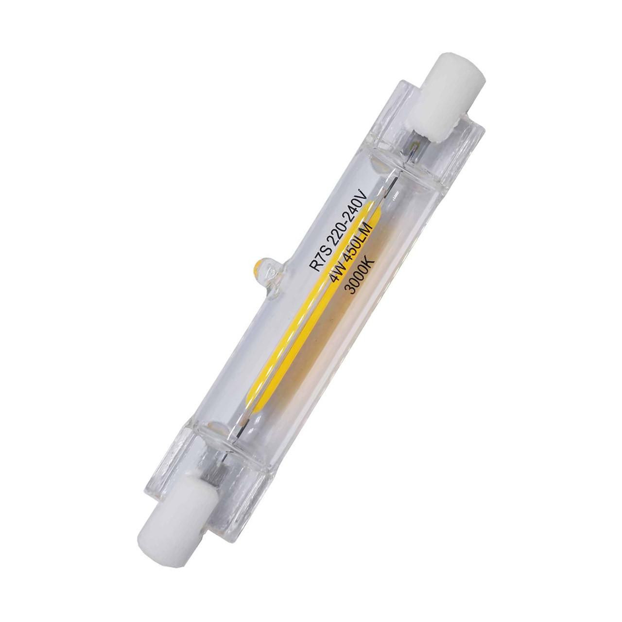 Opus LED Linear 4W R7s 78mm Warm White Clear (40W Eqv)