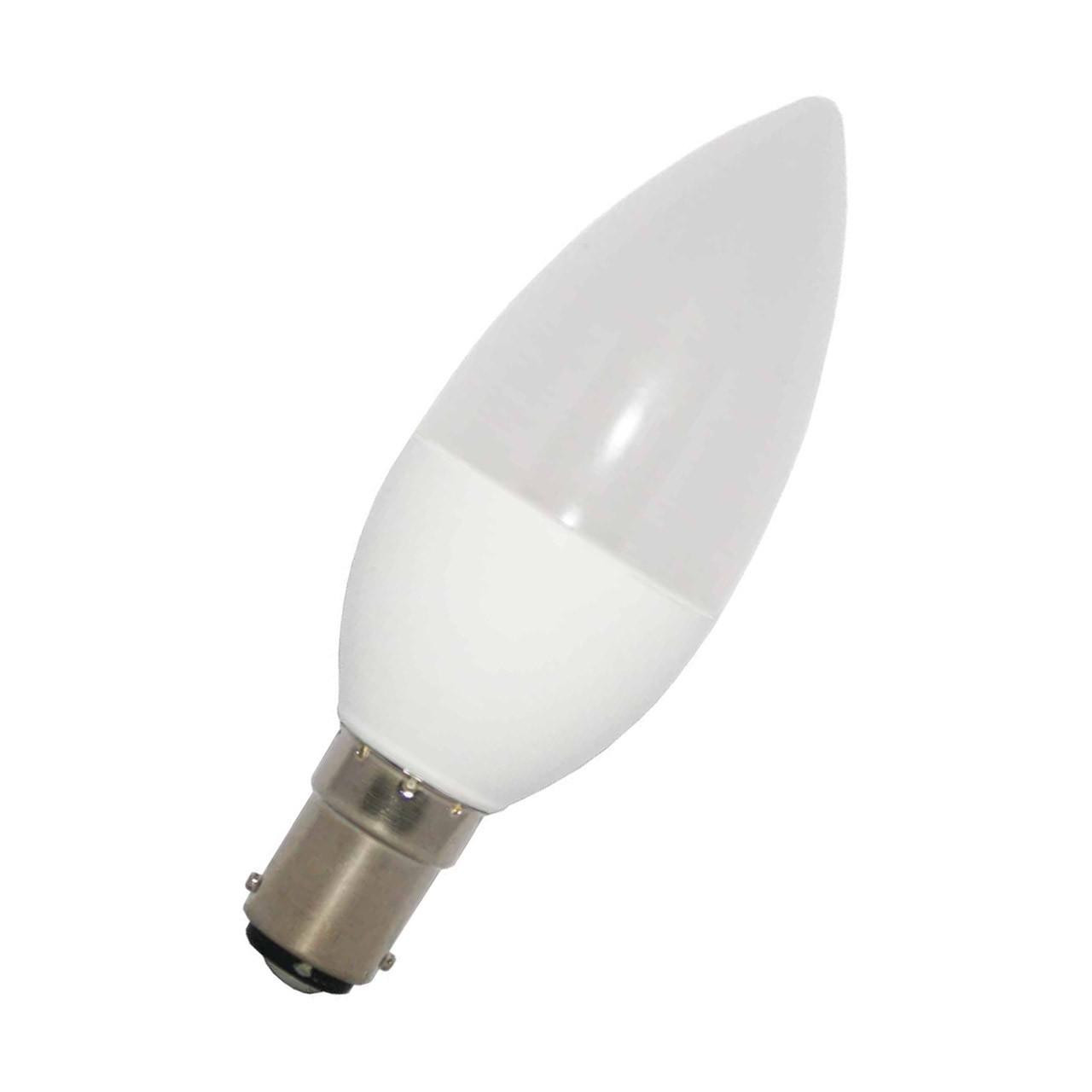 Opus LED Candle 5.2W B15 Dimmable Daylight Opal (40W Eqv)