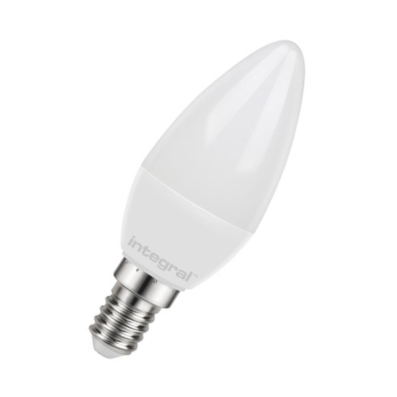 Integral LED Candle 3.1W E14 Warm White Opal (25W Eqv)