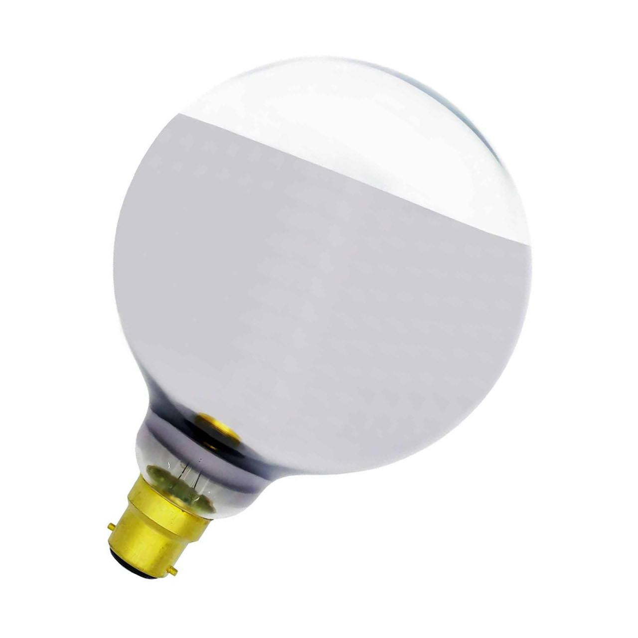Opus LED G125 Globe 4W B22 Dimmable Slanted Crown Silver Warm White Smoky (40W Eqv)