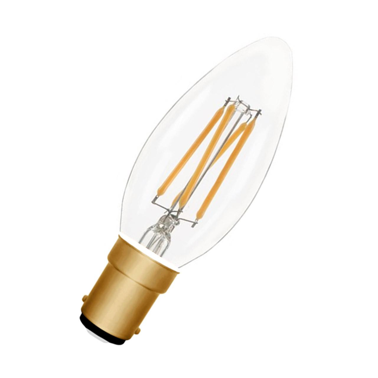 Zico Lighting LED Candle 4W B15 Dimmable Warm White Clear (25W Eqv)